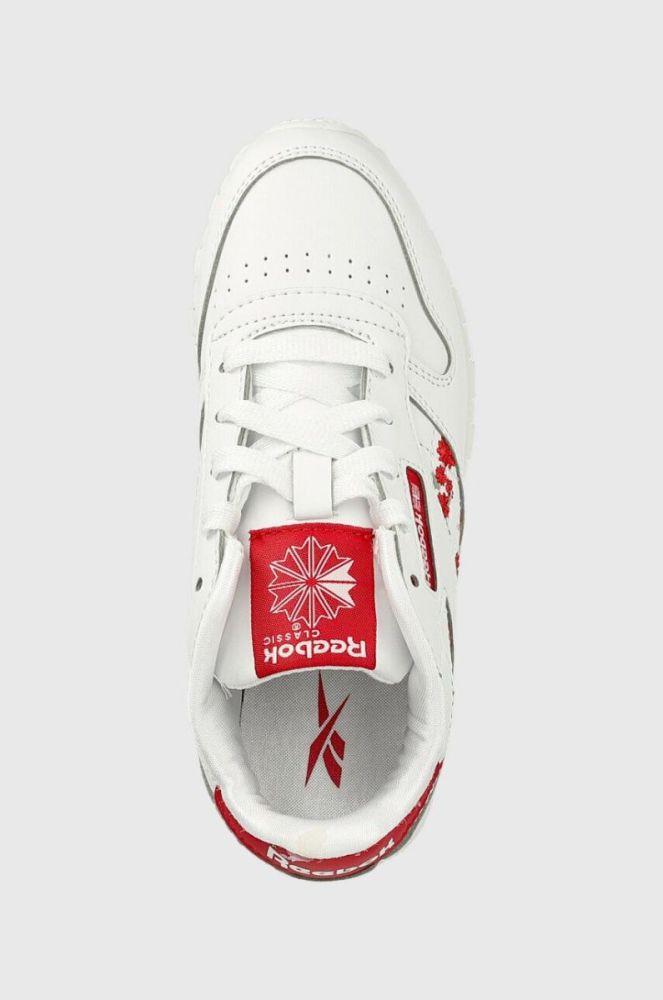 Дитячі кросівки Reebok Classic CL LTHR колір білий (2982586) фото 4