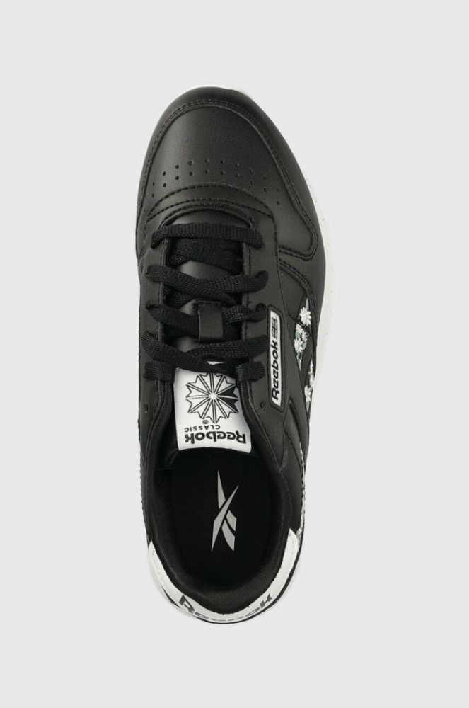 Дитячі кросівки Reebok Classic CL LTHR колір чорний (3017337) фото 4