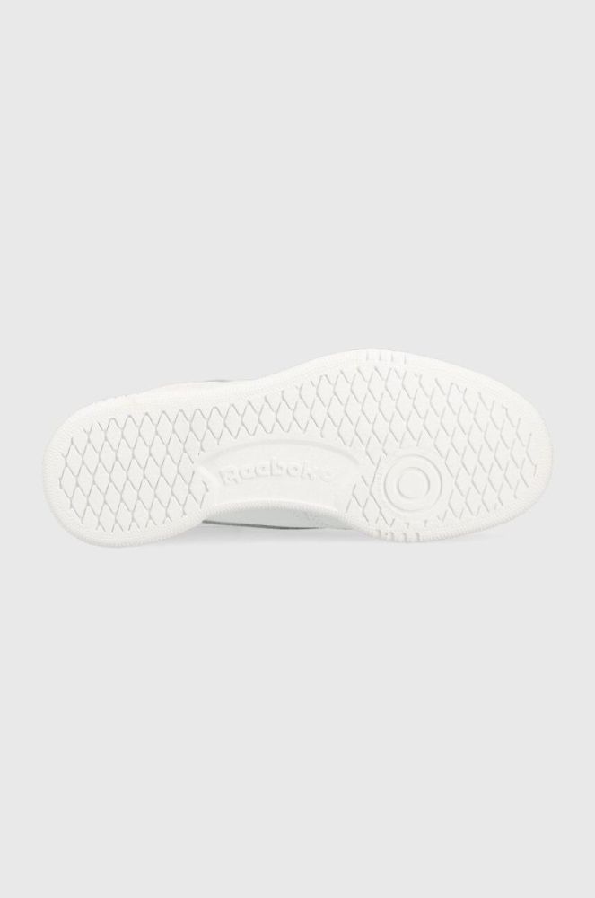 Дитячі шкіряні кросівки Reebok Classic CLUB C колір білий фото 5