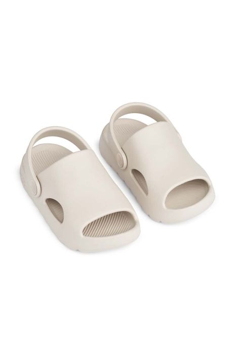 Дитячі тапочки Liewood колір бежевий