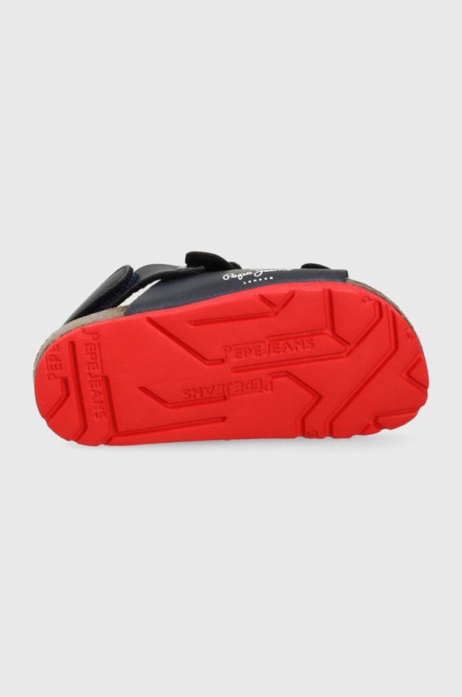 Дитячі сандалі Pepe Jeans Bio Double колір синій фото 5