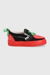 Дитячі кеди Vans Slip On V Berry DRDBL колір чорний