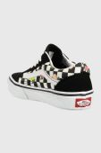 Дитячі кеди Vans UY Old Skool FRTC BLKWH колір чорний