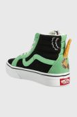 Дитячі кеди Vans SK8 Hi Reissue Side Zip S MINIM колір чорний