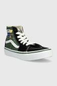 Дитячі кеди Vans UY SK8 Hi Tapered VR3 HPPY DKPRP колір зелений