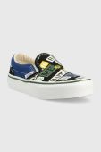 Дитячі кеди Vans Classic Slip On VR3 HPPY DKPRP колір блакитний