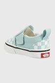 Дитячі кеди Vans TD Slip On V CTHR CHBD MBLUE колір бірюзовий