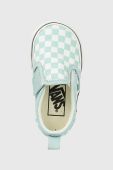 Дитячі кеди Vans TD Slip On V CTHR CHBD MBLUE колір бірюзовий