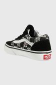 Дитячі кеди Vans UY Old Skool ZEBR BLACK колір чорний
