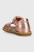 Дитячі шкіряні сандалі Pom D'api колір рожевий (2988374)