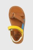 Дитячі шкіряні сандалі Pom D'api колір барвистий (3294961)
