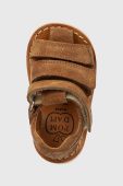 Дитячі замшеві сандалі Pom D'api колір коричневий (3247870)