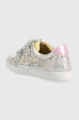 Дитячі шкіряні кросівки Shoo Pom колір срібний (3058133)