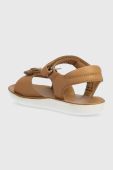 Дитячі шкіряні сандалі Shoo Pom колір коричневий (3207589)