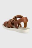 Дитячі шкіряні сандалі Shoo Pom колір коричневий (3245113)