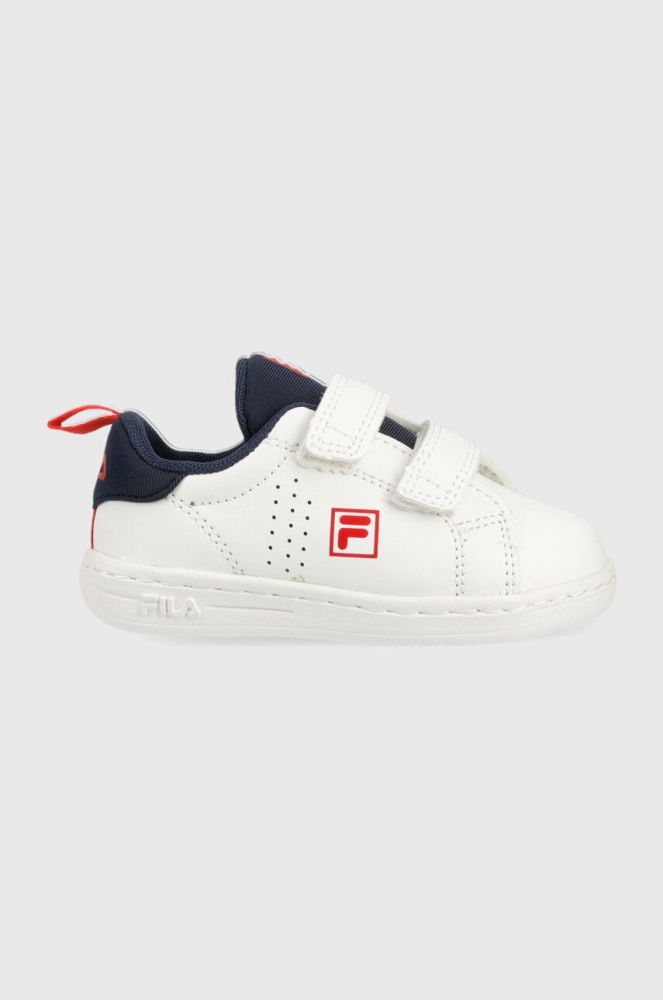 Дитячі кросівки Fila FFK0113 CROSSCOURT 2 NT velcro колір білий (2994247)