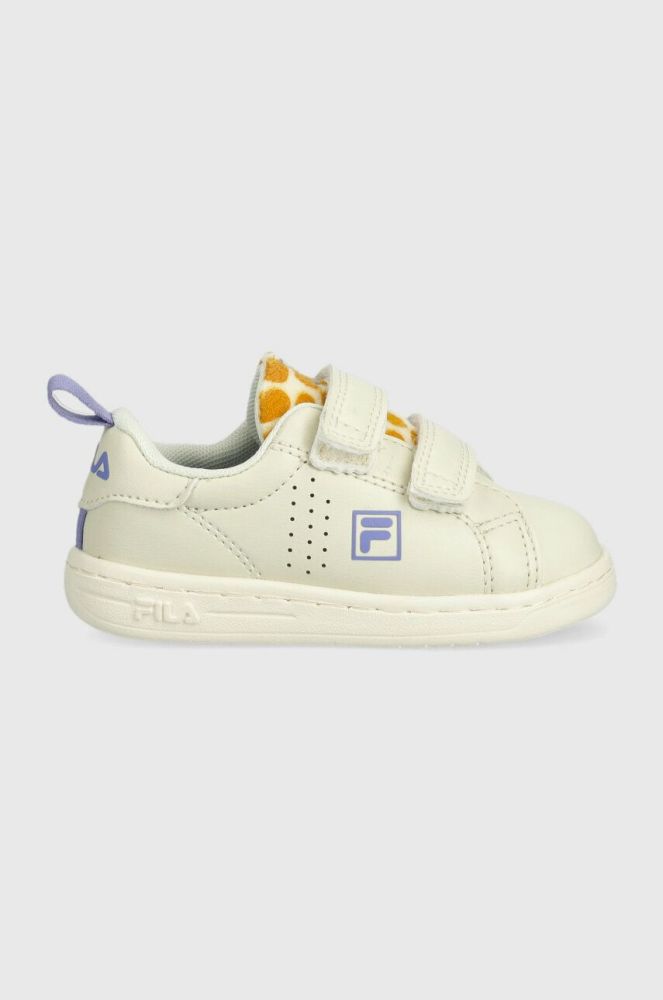 Дитячі кросівки Fila FFK0114 CROSSCOURT 2 NT A velcro колір бежевий China