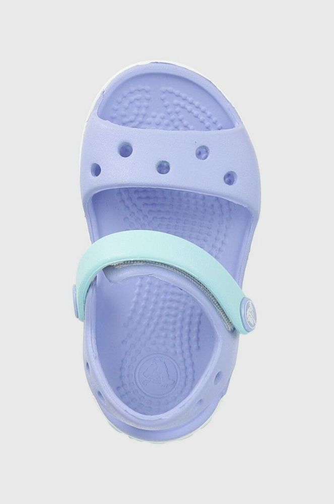 Дитячі сандалі Crocs колір фіолетовий фото 4