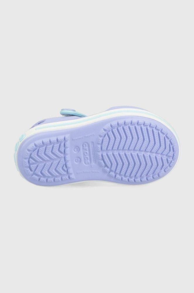Дитячі сандалі Crocs колір фіолетовий фото 5