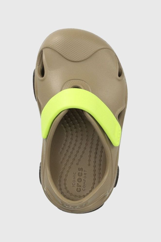 Дитячі сандалі Crocs ALL TERRAIN FISHERMAN SANDAL колір зелений фото 4