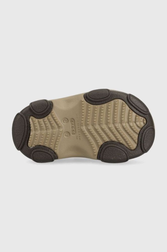 Дитячі сандалі Crocs ALL TERRAIN FISHERMAN SANDAL колір зелений фото 5