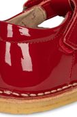 Дитячі шкіряні туфлі Konges Sl?jd колір червоний