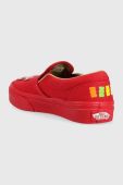 Дитячі кеди Vans Classic Slip-On HARIBO HARB GOLD колір червоний