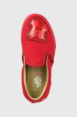 Дитячі кеди Vans Classic Slip-On HARIBO HARB GOLD колір червоний