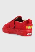 Дитячі кеди Vans Slip-On V HARIBO HARB GOLD колір червоний