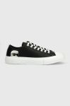 Шкіряні кеди Karl Lagerfeld KL50315 KAMPUS III чоловічі колір чорний Шкіряні кеди Karl Lagerfeld KL50315 KAMPUS III чоловічі колір чорний
