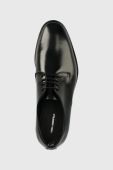 Шкіряні туфлі Karl Lagerfeld KL12026 BUREAU чоловічі колір чорний