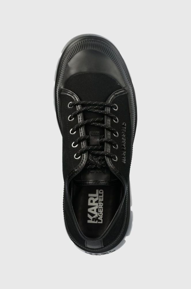 Кеди Karl Lagerfeld KL25211 TREKKA MENS колір чорний фото 4