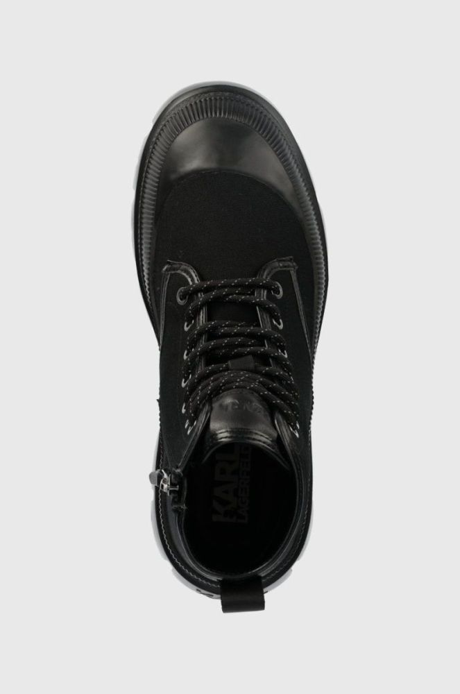 Кеди Karl Lagerfeld KL25251 TREKKA MEN чоловічі колір чорний фото 4