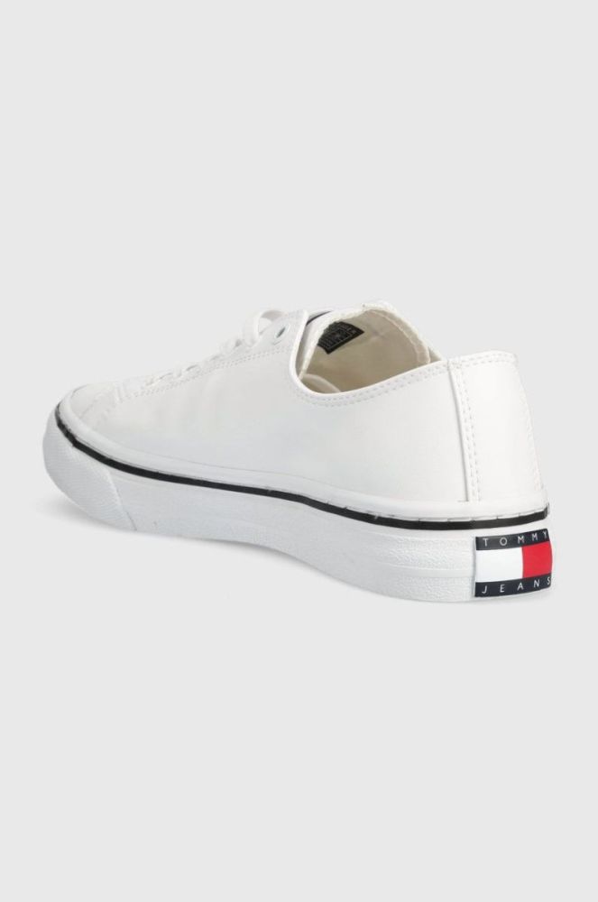 Кеди Tommy Jeans Leather Vulc Tjm Ess чоловічі колір білий фото 3