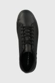 Шкіряні кросівки Tommy Hilfiger FM0FM04351 MODERN VULC CORPORATE LEATHER колір чорний