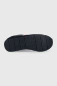 Шкіряні кросівки Tommy Hilfiger FM0FM04397 CORE EVA RUNNER CORPORATE LEA колір синій