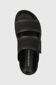 Шльопанці Emporio Armani X4P128 XD366 00002 чоловічі колір чорний X4P128 XD366 00002