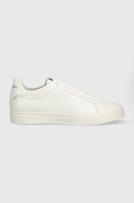 Шкіряні кросівки Emporio Armani X4X598 XF662 00894 колір білий X4X598 XF662 00894