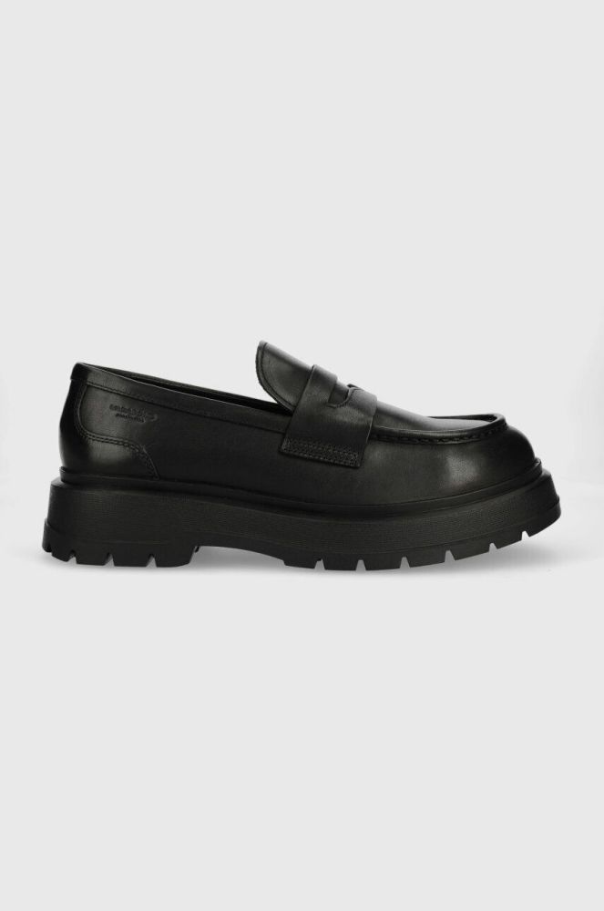 Шкіряні мокасини Vagabond Shoemakers JEFF чоловічі колір чорний 5574.001.20