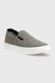 Кеди Tommy Hilfiger TH HI VULC CORE LOW SLIP ON чоловічі колір коричневий