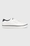 Шкіряні кеди Tommy Hilfiger TH HI VULC CORE LOW LEATHER колір білий FM0FM04731 Шкіряні кеди Tommy Hilfiger TH HI VULC CORE LOW LEATHER колір білий FM0FM04731