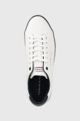 Шкіряні кеди Tommy Hilfiger TH HI VULC CORE LOW LEATHER колір білий FM0FM04731