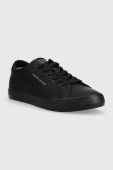 Шкіряні кеди Tommy Hilfiger TH HI VULC CORE LOW LEATHER колір чорний FM0FM04731