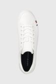 Шкіряні кросівки Tommy Hilfiger ELEVATED VULC LEATHER LOW колір білий FM0FM04418 (3101544)