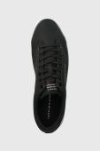 Кеди Tommy Hilfiger TH HI VULC CORE LOW STRIPES колір чорний FM0FM04735