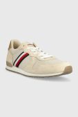 Кросівки Tommy Hilfiger ICONIC SEASONAL MIX RUNNER колір бежевий FM0FM04736