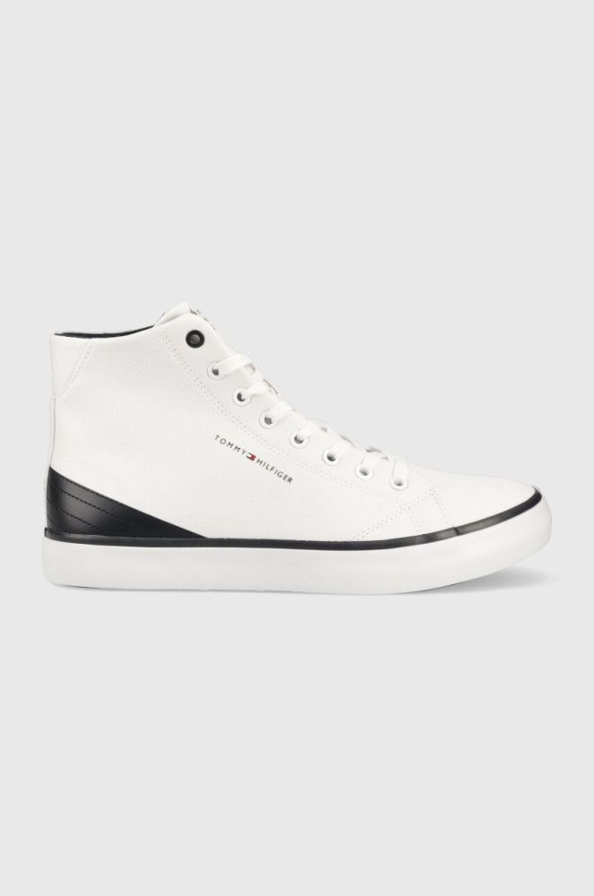 Кеди Tommy Hilfiger TH HI VULC CORE CANVAS Чоловічі колір білий