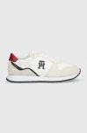 Шкіряні кросівки Tommy Hilfiger RUNNER EVO LEATHER колір білий FM0FM04479 (2977636) Шкіряні кросівки Tommy Hilfiger RUNNER EVO LEATHER колір білий FM0FM04479 (2977636)
