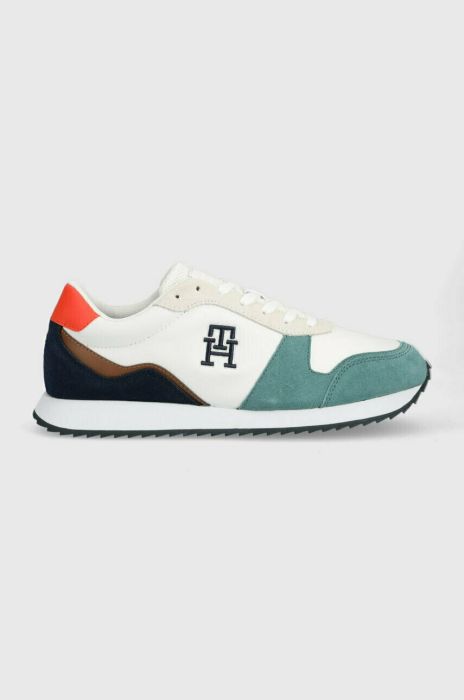 Шкіряні кросівки Tommy Hilfiger RUNNER EVO LEATHER колір білий FM0FM04479 (2976968)