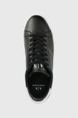 Шкіряні кросівки Armani Exchange XUX001.XV093.S277 колір чорний XUX001 XV093 S277